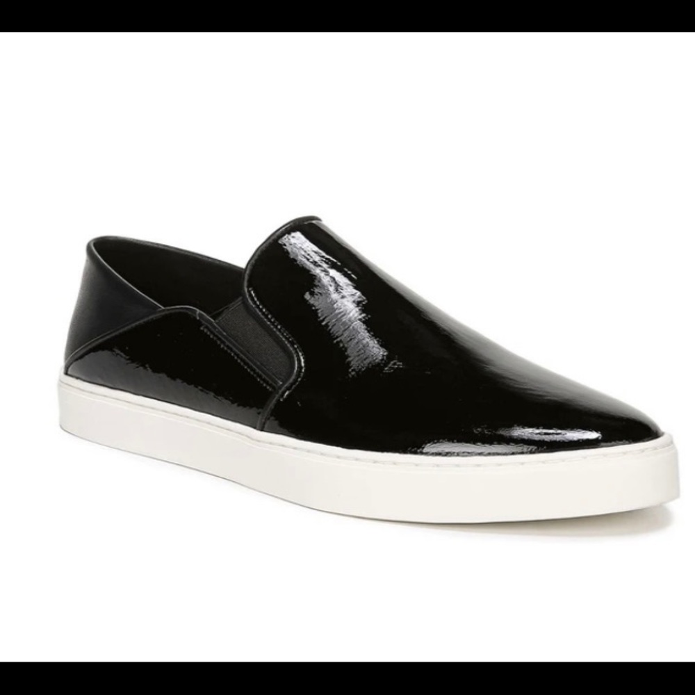 NWT Vince Garvey Patent Leather Sneakers